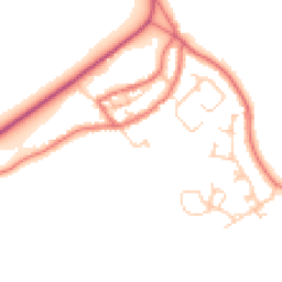 Daytime road noise heatmap for NE67 5DD