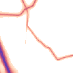 Daytime road noise heatmap for NE67 5DU