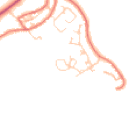 Daytime road noise heatmap for NE67 5EJ
