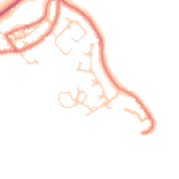 Daytime road noise heatmap for NE67 5JE