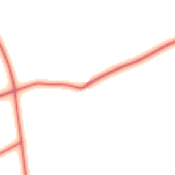 Daytime road noise heatmap for NE67 5LF