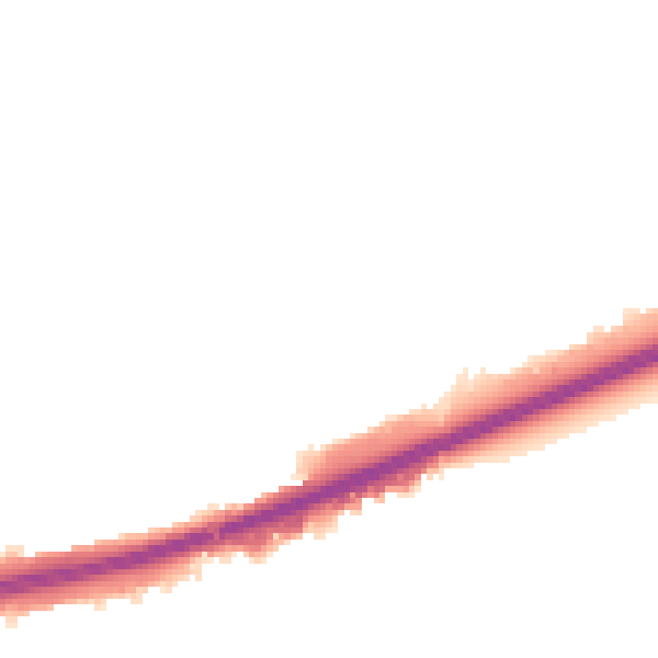 Night-time road noise heatmap for NE7 7FD
