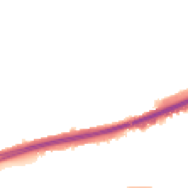Night-time road noise heatmap for NE7 7JS