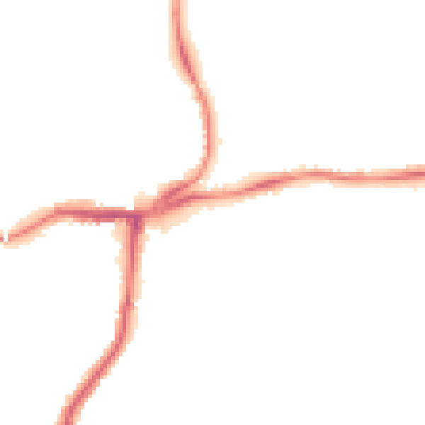 Night-time road noise heatmap for NE7 7LW