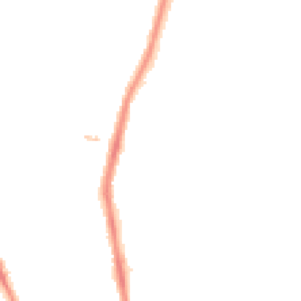 Night-time road noise heatmap for NE7 7PS