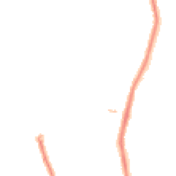 Night-time road noise heatmap for NE7 7QJ