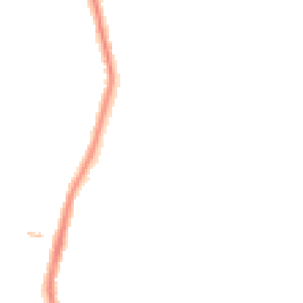 Night-time road noise heatmap for NE7 7TP