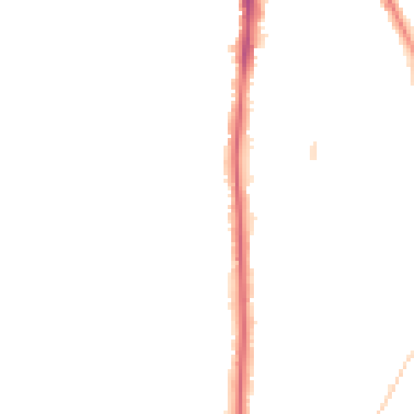 Night-time road noise heatmap for NE9 5AF