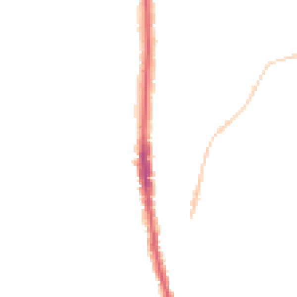 Night-time road noise heatmap for NE9 5AN