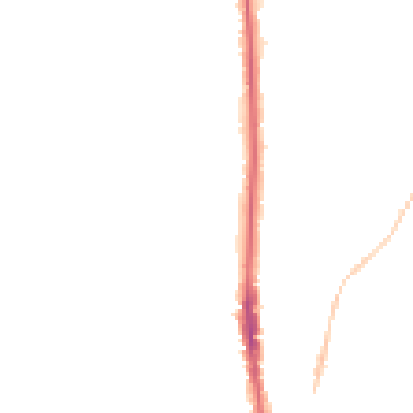 Night-time road noise heatmap for NE9 5AT