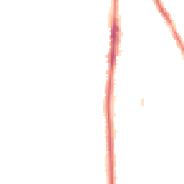 Night-time road noise heatmap for NE9 5AX