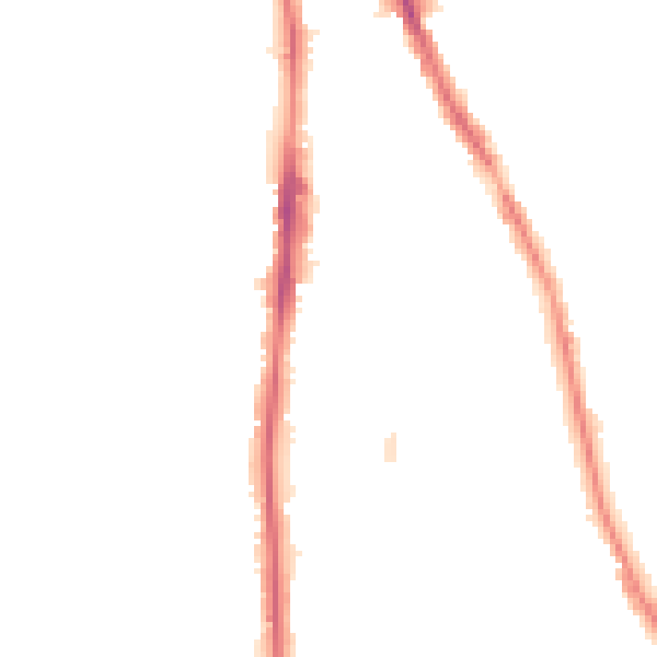 Night-time road noise heatmap for NE9 5BB