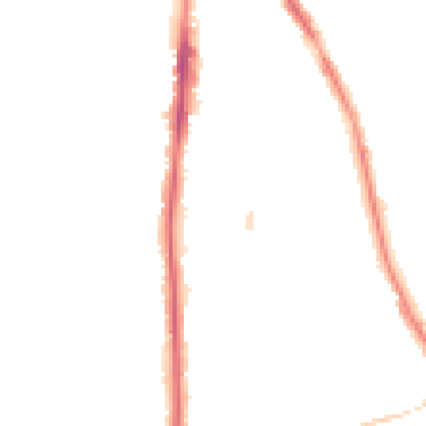 Night-time road noise heatmap for NE9 5BE