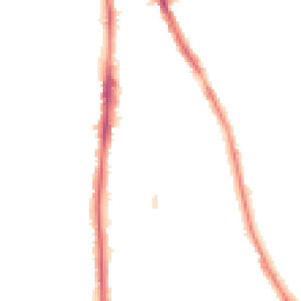 Night-time road noise heatmap for NE9 5DA