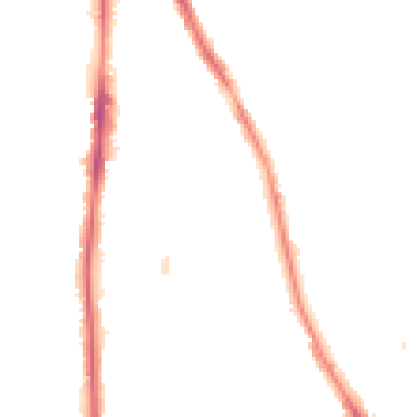Night-time road noise heatmap for NE9 5DJ