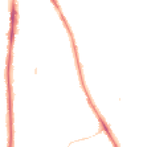 Night-time road noise heatmap for NE9 5DP