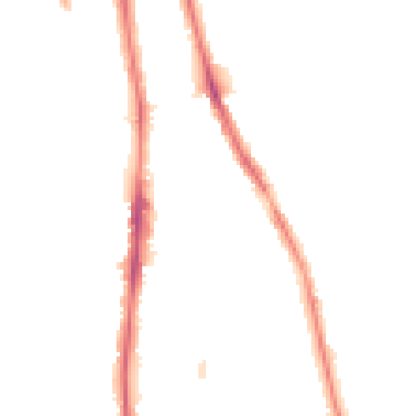 Night-time road noise heatmap for NE9 5DU