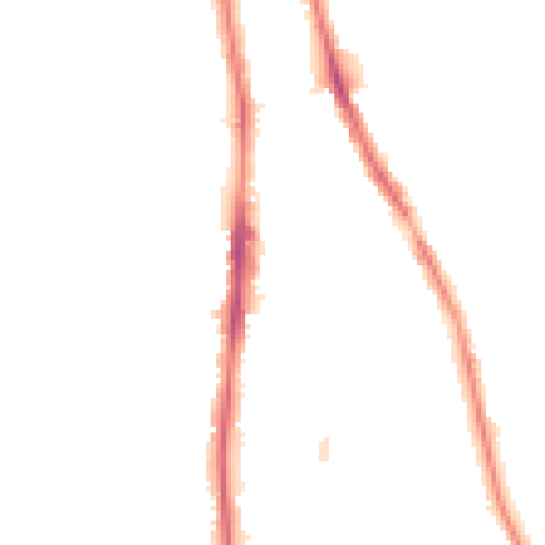 Night-time road noise heatmap for NE9 5DW