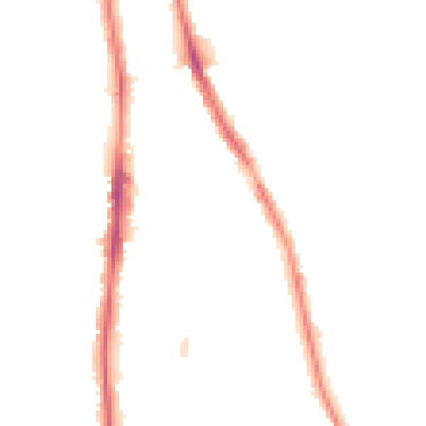 Night-time road noise heatmap for NE9 5DY