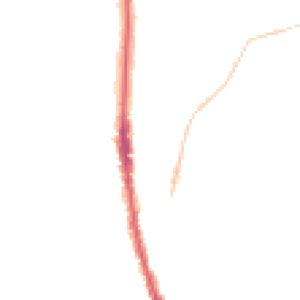 Night-time road noise heatmap for NE9 5ER