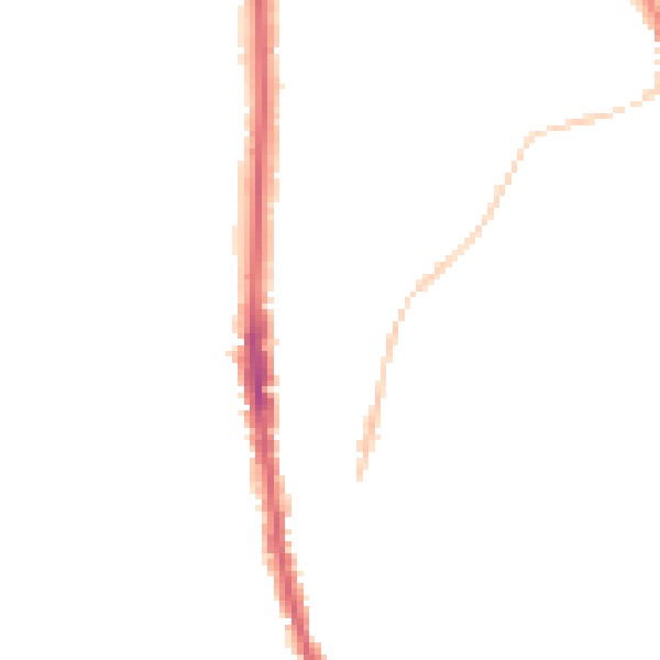 Night-time road noise heatmap for NE9 5EU