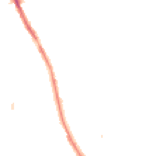 Night-time road noise heatmap for NE9 5PZ