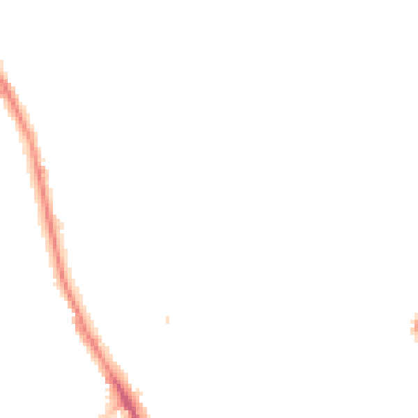 Night-time road noise heatmap for NE9 5QR