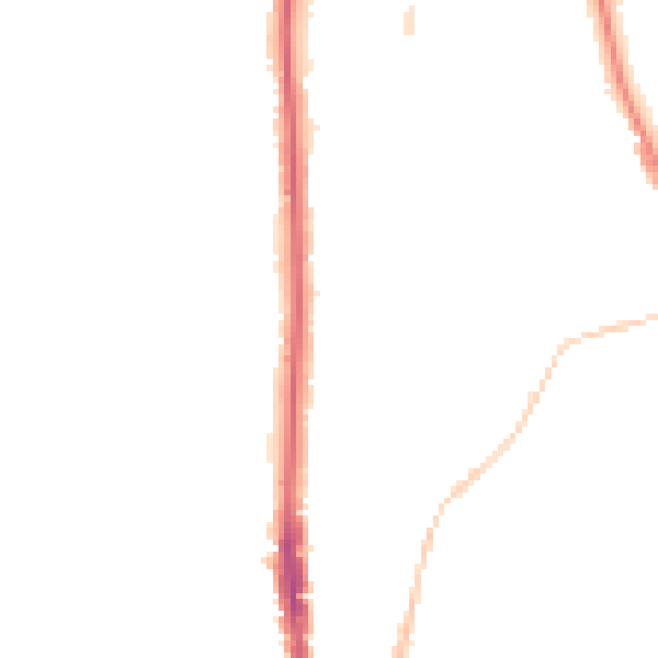 Night-time road noise heatmap for NE9 5TD
