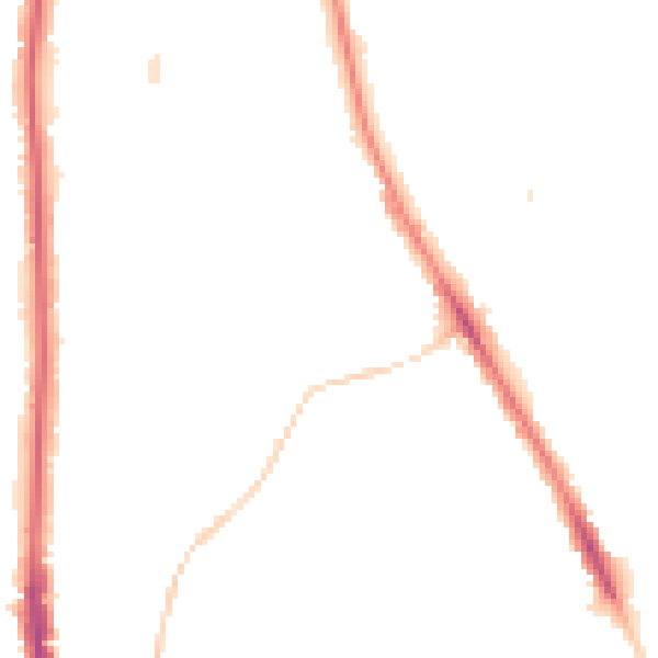 Night-time road noise heatmap for NE9 5UW