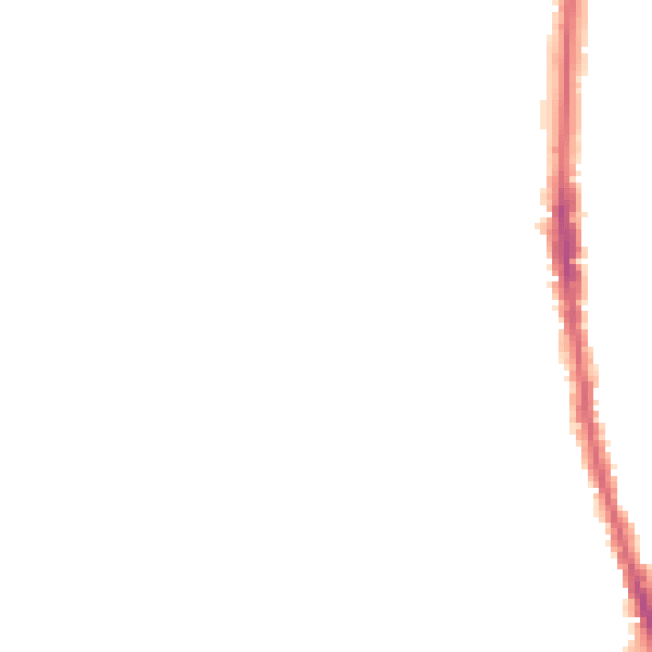 Night-time road noise heatmap for NE9 6BW