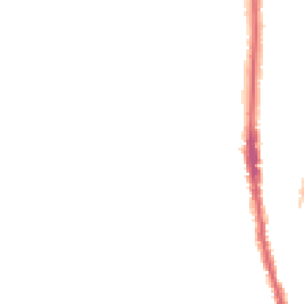 Night-time road noise heatmap for NE9 6DN