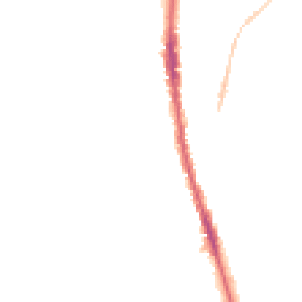 Night-time road noise heatmap for NE9 6EH