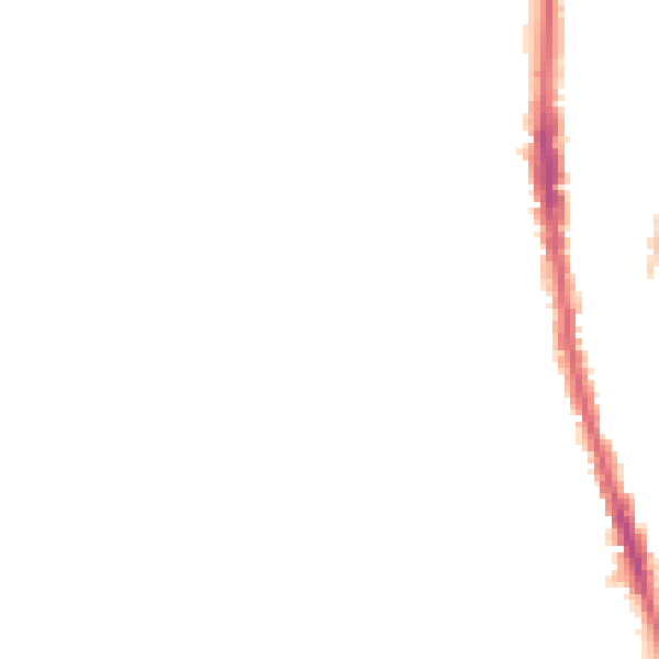 Night-time road noise heatmap for NE9 6HE