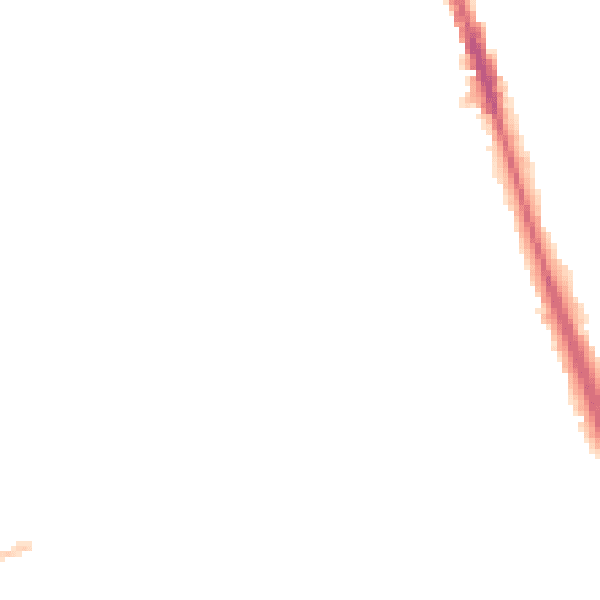 Night-time road noise heatmap for NE9 6JP