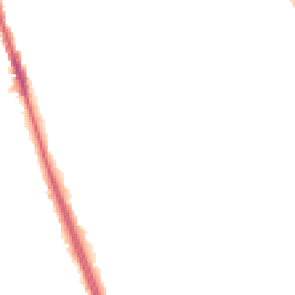 Night-time road noise heatmap for NE9 6NR