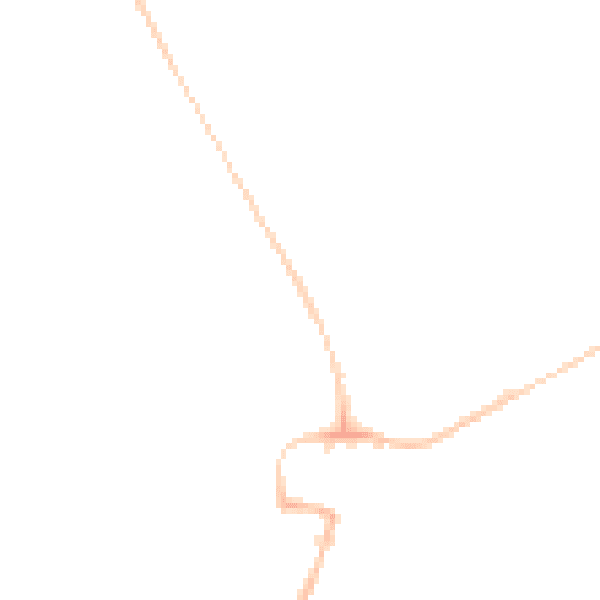 Night-time road noise heatmap for NE9 7JT