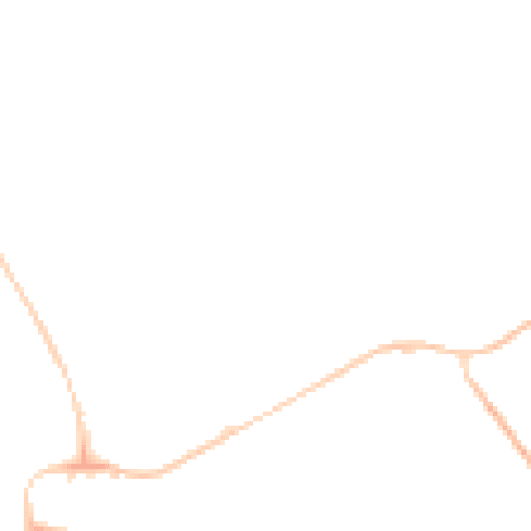 Night-time road noise heatmap for NE9 7LE