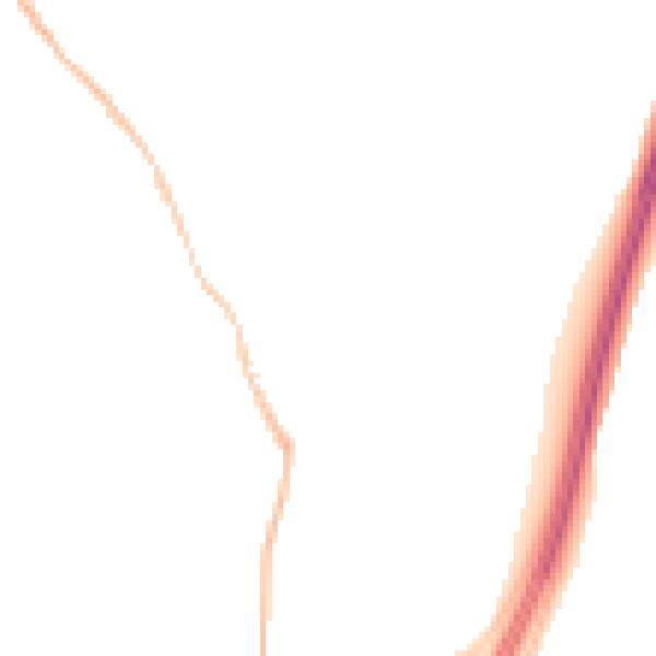 Night-time road noise heatmap for NE9 7PH