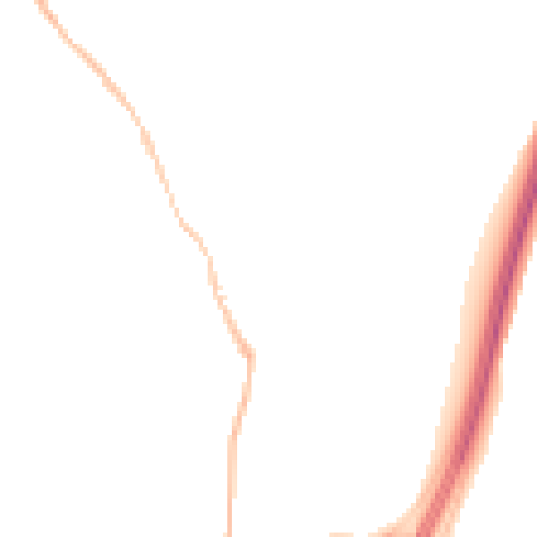 Night-time road noise heatmap for NE9 7PJ