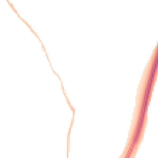 Night-time road noise heatmap for NE9 7PN