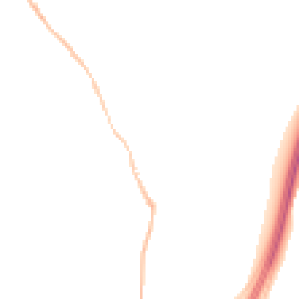 Night-time road noise heatmap for NE9 7PQ