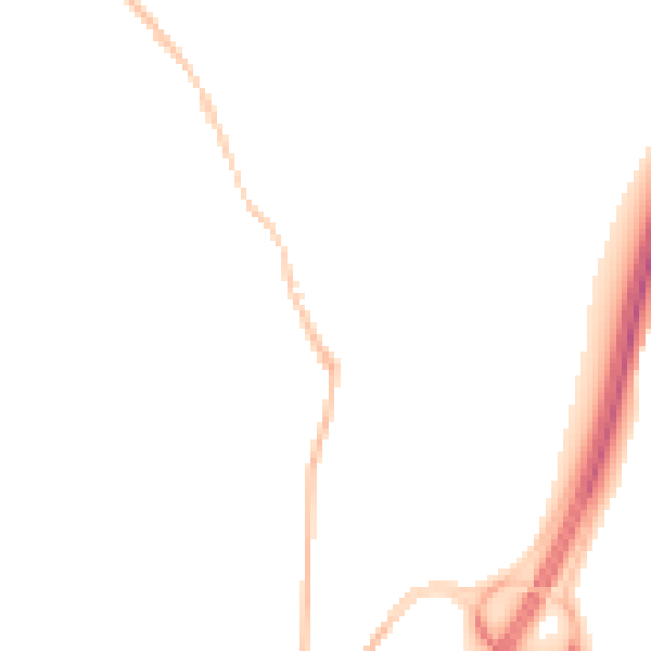 Night-time road noise heatmap for NE9 7RY