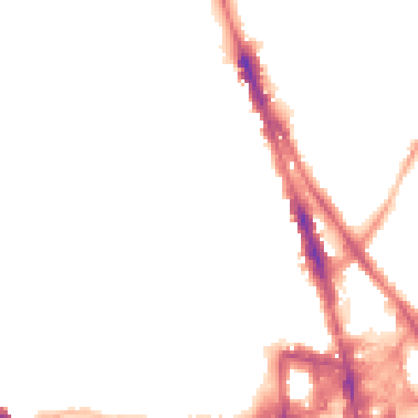 Night-time road noise heatmap for NG1 4GX