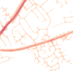 Daytime road noise heatmap for NG10 1AF