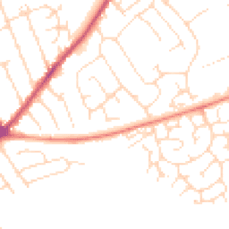 Daytime road noise heatmap for NG10 1AL