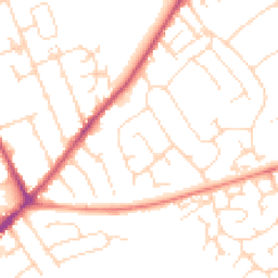 Daytime road noise heatmap for NG10 1AR