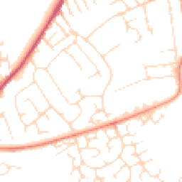 Daytime road noise heatmap for NG10 1AW
