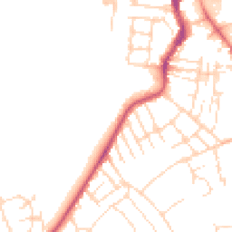 Daytime road noise heatmap for NG10 1BD
