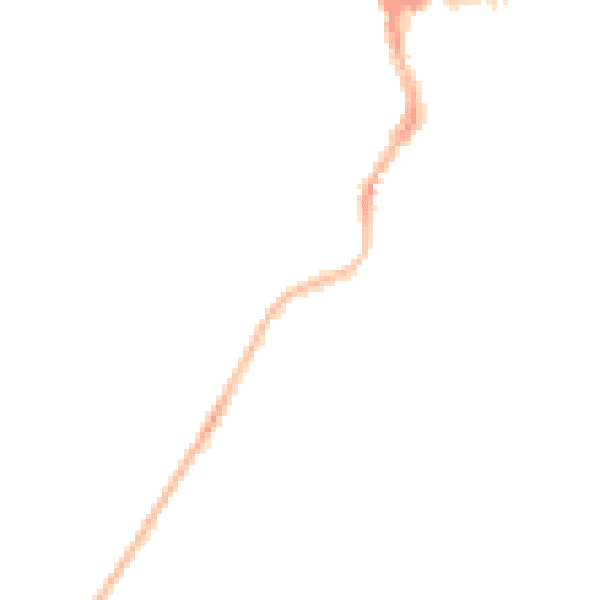 Night-time road noise heatmap for NG10 1BH