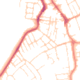 Daytime road noise heatmap for NG10 1BL